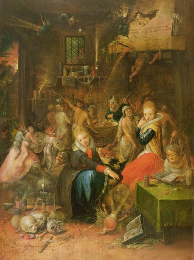 Eine Beschwörungsszene, 1606 von Frans II Francken the Younger